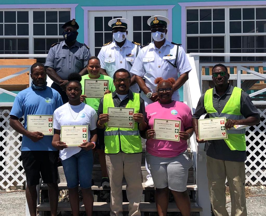 RBDF Captain Presents Certificates to Residents at RBDF Satellite Base ...