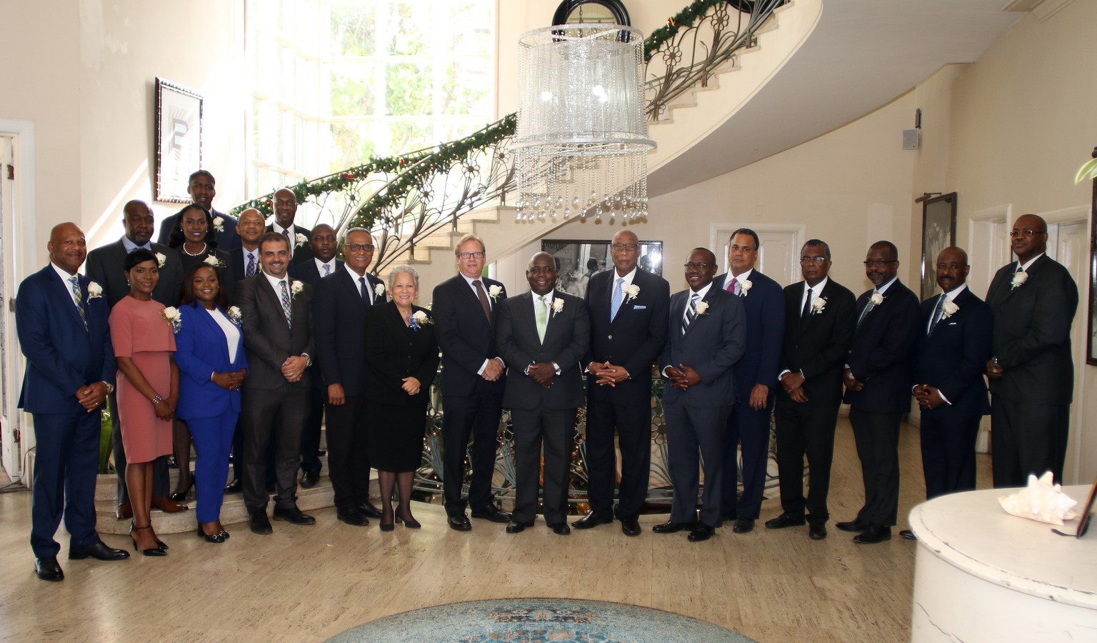 The Governor General's Annual Christmas Luncheon with members of the