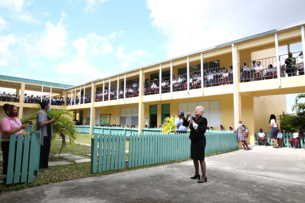 Education Minister Tours More Schools in Grand Bahama ZNS BAHAMAS