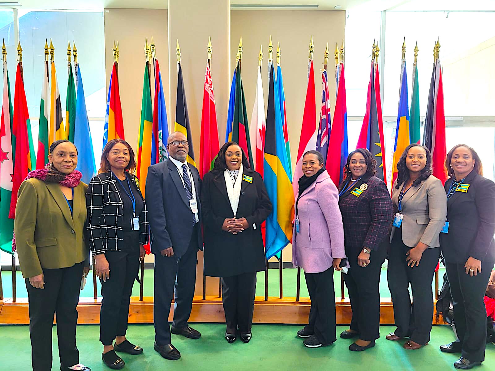 Min. of State for Social Services & Urban Development, Hon. Lisa Rahming heads Delegation to UN