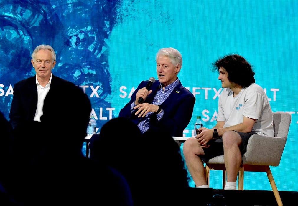 Clinton, Blair, and Bankman-Fried in Panel Discussion at FTX/Salt  Conference - ZNS BAHAMAS