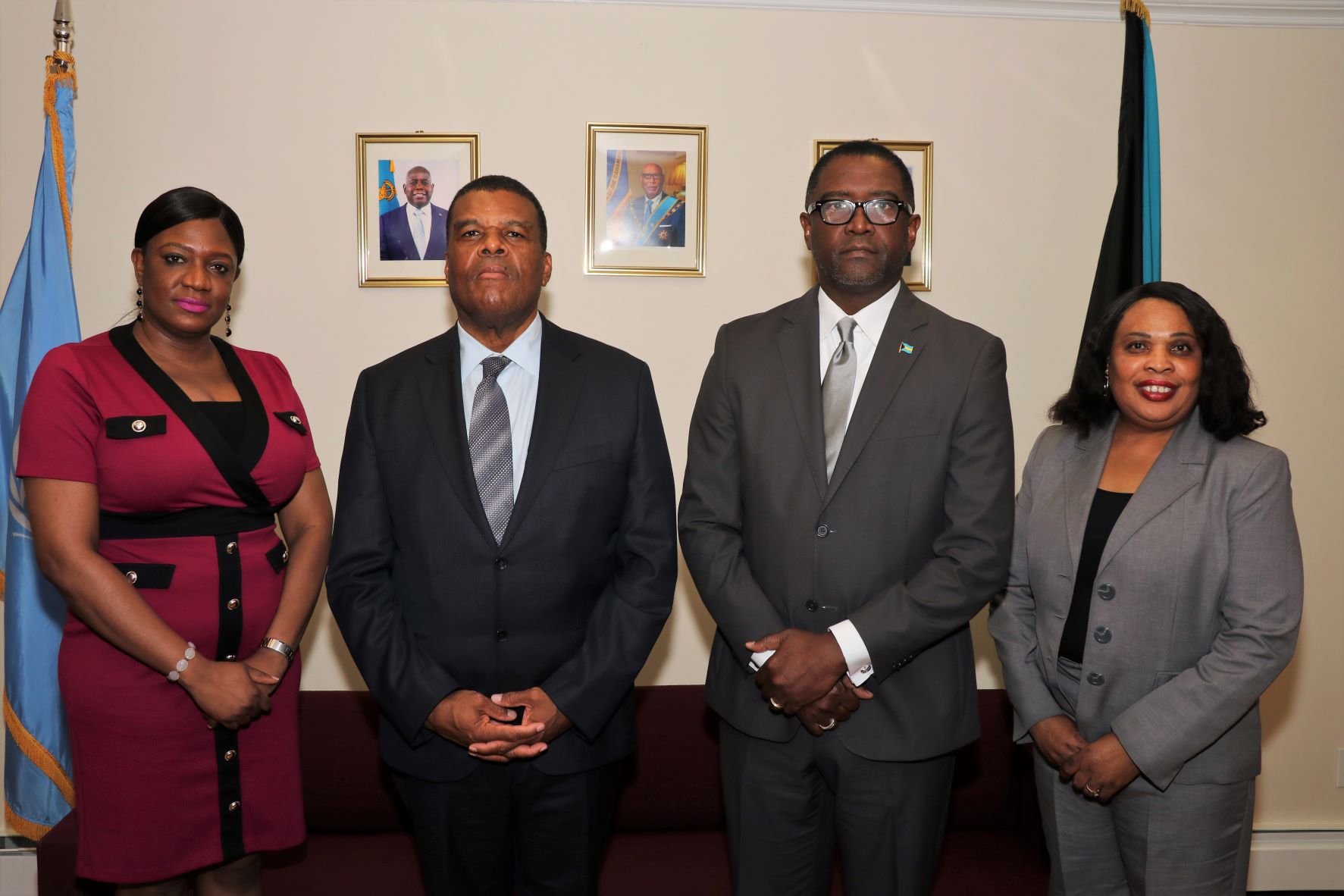 Permanent Secretary Poitier, Ministry Officers, Meet Consul General ...