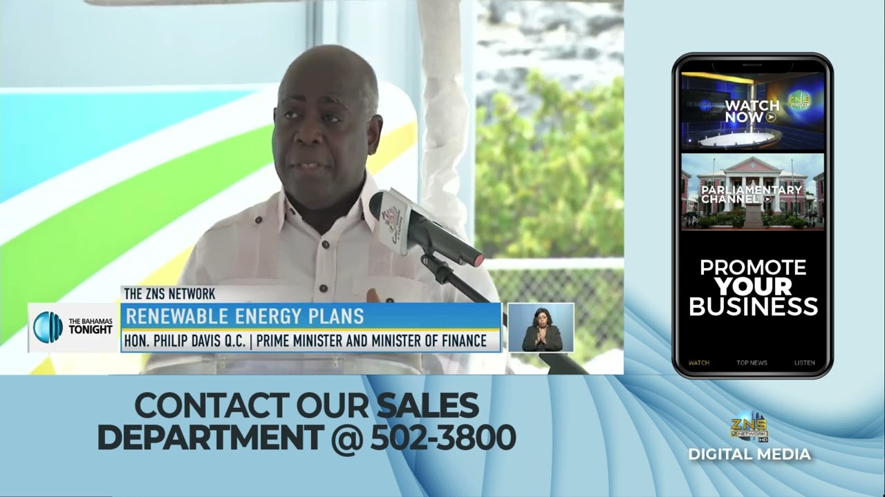 Renewable Energy Plan Revealed Zns Bahamas