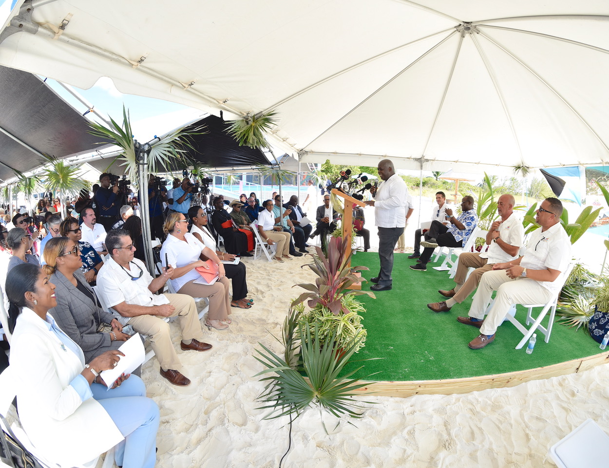 Calypso Cove Groundbreaking ZNS BAHAMAS