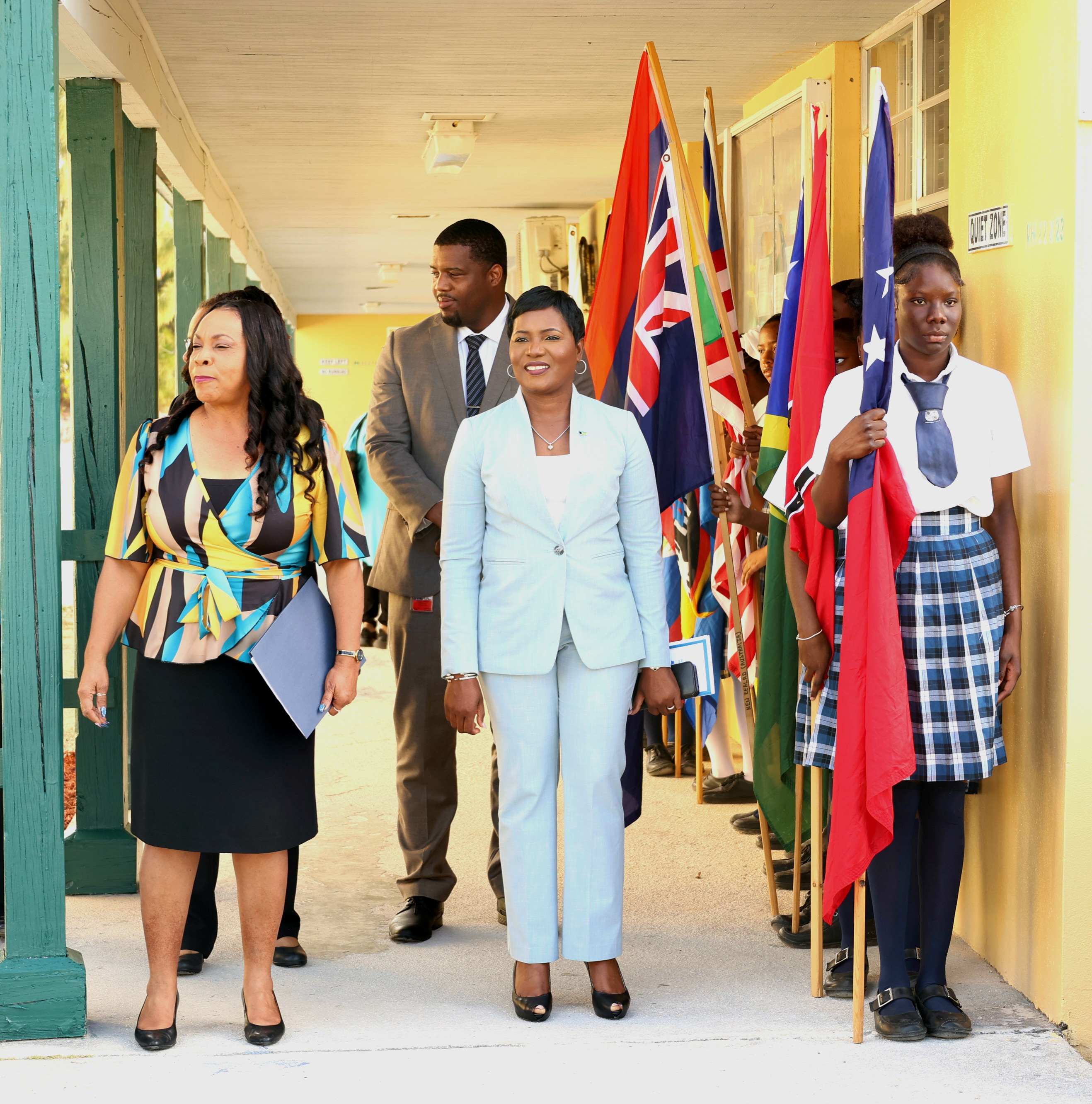 Minister Moxey joins Commonwealth Day celebration at Jack Hayward Junior High School