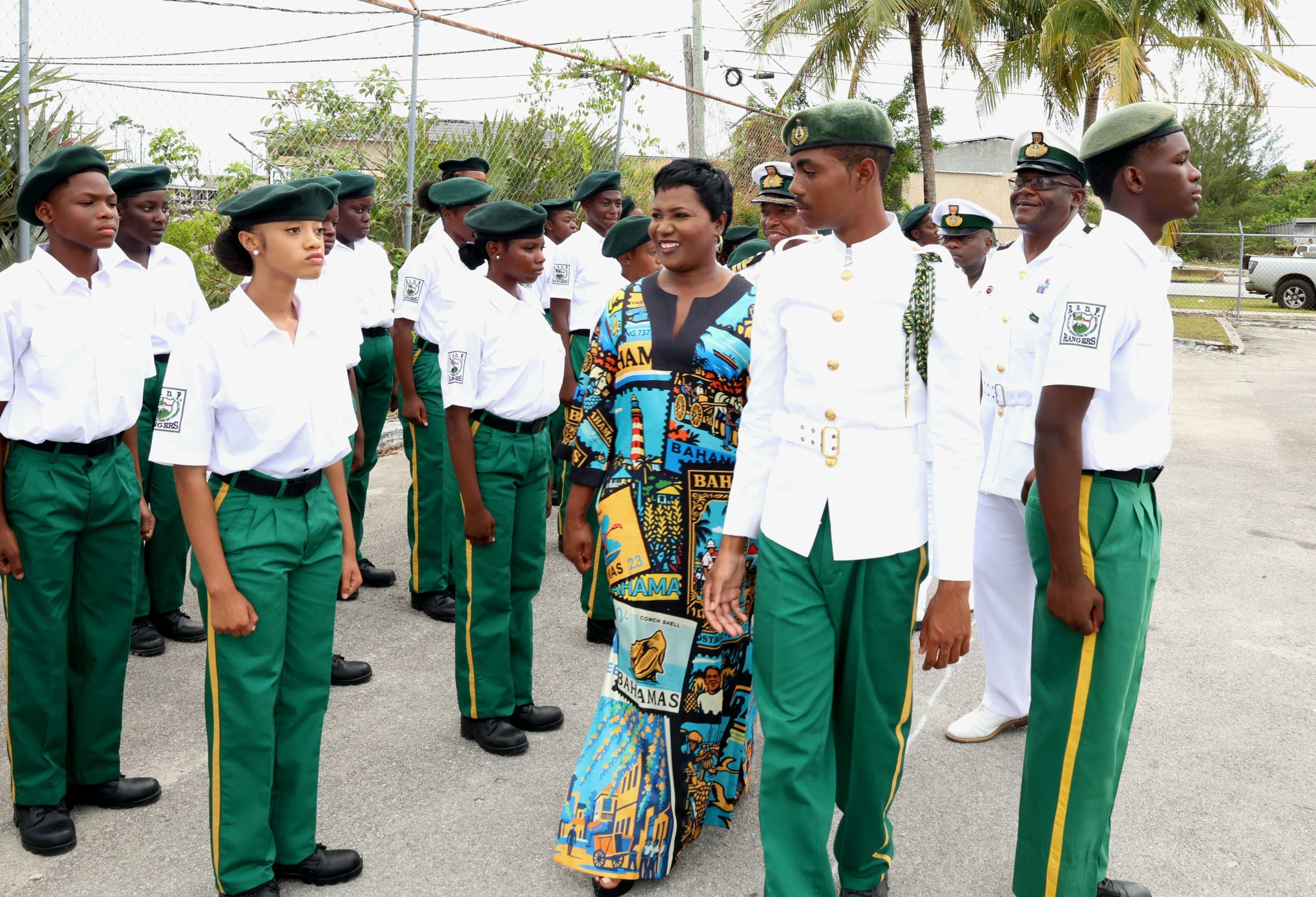 Minister Moxey encourages graduating RBDF Rangers to continue to build